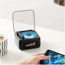 Die Grup Retro Bluetooth Hoparlör, Mini Plak Görünümü ile 3D Ses