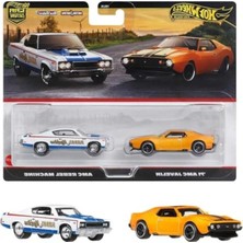 Die Grup 1:64 Hot Wheels Premium Car Culture 2'li Paket 71 Amc Javelın & Amc Rebel Machıne HBL96 - JBL06