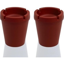 Die Grup Kapaklı Araç Içi Küllük, 10 Cm, Koku ve Duman Hapseden Tasarım, 2'li Set