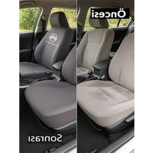 Die Grup Citroen C-Elysee Uyumlu Oto Koltuk Kilifi - Gri