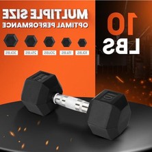 Die Grup YES4ALL Krom Kavrama Kaplı Altıgen Dambıllar - Kaymaz El Ağırlıkları 2,27-22,7  Tekli