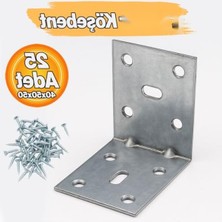 Die Grup Metal L Demiri, 40X50X50 mm (25 Adet) Ince Gönye