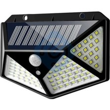 Die Grup 100 Led'li Solar Bahçe Lambası, 3 Modlu Hareket Sensörlü