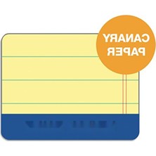 Die Grup Yasal Yazma Pedleri - 20,8 cm x 25,08 Cm, Kanarya Kağıdı, 50 Yapraklı, 3'lü Paket