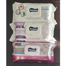 Vintessy Boneym Çok Amaçlı Yüzey Temizlik Havlusu 3’lü Set – Beyaz Sabun – Lavanta Esintisi – Ja