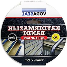 Die Grup Kaydırmaz Bant, 25MM x 15M, Siyah, Çok Amaçlı Kullanım