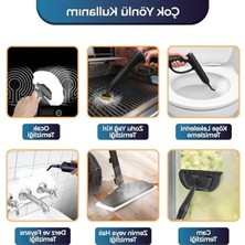 Die Grup 2000W Güçlü Buharlı Temizlik Makinesi, 5 Bar Basınç, 15 Farklı Başlık, Derin Temizlik Için Çelik K