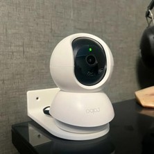 Die Grup Tp-Link Tapo C200 C210 C211 C212 C220 C222 C230 Uyumlu Kamera Duvar Standı - Beyaz Askı Aparatı