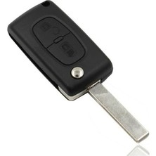 Die Grup 2 Butonlu Anahtar Kumanda Kabı ile Peugeot ve Citroen Modellerine Uygun
