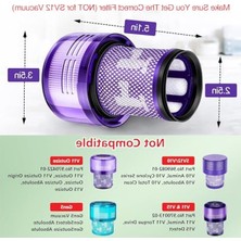 Die Grup Dyson Kablosuz Süpürge Için 3 Adet Hepa Filtre ve Fırça Seti
