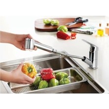 Die Grup Pull-Out Eviye Bataryası, Krom Renkli Modern Tasarım