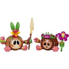 Die Grup LEGO Disney Moana Kakamora 43293-9 Yaş ve Üzeri Çocuklar Için Mızrak, Çiçek ve Kakamora'nın Rengiyle Uyumlu Farklı Başlıklar Gibi Aksesuarlar Içeren Oyuncak Yapım Seti, Hediye Fikri (407 Parça)