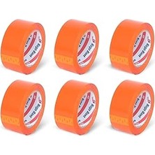 Vintessy Nuga 45 mm x 100 mt Turuncu Koli Bandı 6 Adet