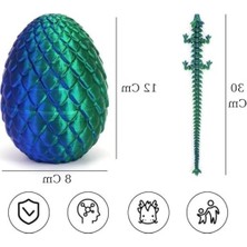 Die Grup Hareketli Organik 3D Ejderha Yumurta Seti, Dekoratif Oyuncak