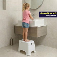 Die Grup Kaydırmaz Banyo Taburesi, Çocuklar Için Güvenli ve Pratik