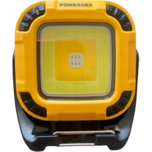 Powerdex PD-480 Mini Taşınabilir Şarjlı Cob LED Fener 3W Manyetik Tabanlı Güçlü Aydınlatma