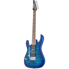 Die Grup Şeffaf Mavi Burst Elektro Gitar, Modern Tasarım ve Performans
