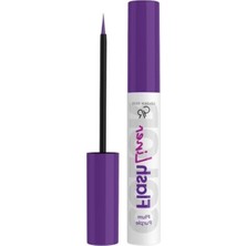 Die Grup Renkli Likit Eyeliner, 107 Plum Purple
