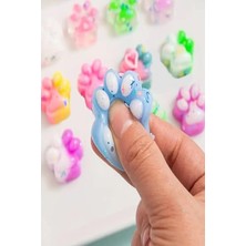 Die Grup 3 Adet Mini Squishy Kedi Patisi - Eğlenceli Oyun Seti