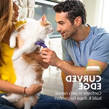 Die Grup Kedi Için Deshedding Fırçası, Gevşek Tüyleri Temizler