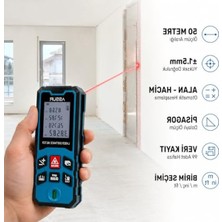 Die Grup Profesyonel Lazer Mesafe Ölçer, 50 Metre Hassasiyet ve Alan Hesaplama Özellikleriyle