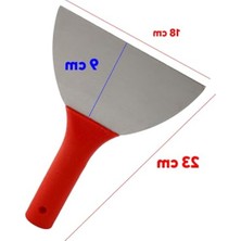 Die Grup Plastik Saplı Metal Spatula, 18 Cm, Takılabilir Sap