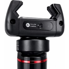 Aı Takipli Gimbal Selfie Stick 360° Otomatik Yüz Takibi Bluetooth Kumandalı Uzayabilir Tripodlu Telefon Sabitleyici