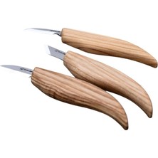 Beaver Craft Beavercraft S12 Ahşap Oyma Bıçak Seti, 3 Parça