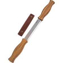 Beaver Craft Beavercraft DK1S Meşe Saplı Deri Kılıflı Soyma Bıçağı