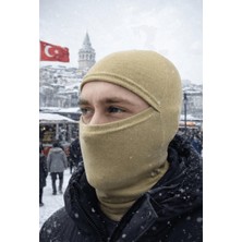 Single Sword Army Termal Kar Maskesi Erkek&kadın Balaklava Bej