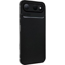 TKÇ Mey Ithalat®  Tecno Spark 50 5g Auto Focus Karbon Kapak - Siyah