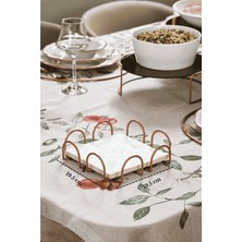 Edora Home Rose 18 Cm Peçetelik Büyük Boy Peçete Standı Kafe Restoran Otel Paslanmaz Metal
