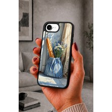BG AKSESUAR iPhone 17E Uyumlu Lavanta Desenli Kamera Korumalı Darbelere Dayanıklı Kılıf