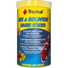 Tropical Koi&goldfish Basic Sticks Pusz. Koi ve Japon Balığı Yemi 80 gr