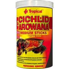 Tropical Cichlid&arowana Medium Sticks Çiklit ve Arowana Çubuk Yemi 360GR