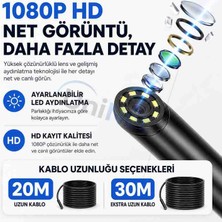 20 Metre 2 Kameralı Monitörlü Yılan Kamera