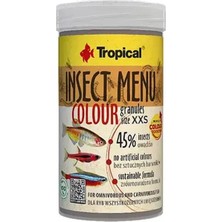Tropical Insect Menu Colour Granules Size Xxs Granül Balık Yemi 160 gr