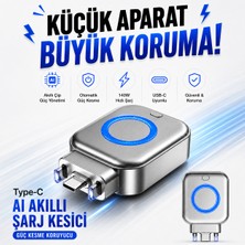 Solezon Type-C Şarj Kesici Adaptör 140W Aı Akıllı Batarya Koruyucu Aparat