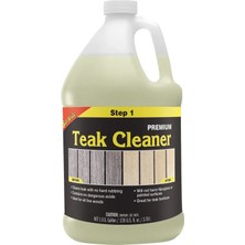Star Brite Starbrite® - Premium Tik Temizleyici - 1. Adım (3.79 Lt): Zımparaya Son, Grileşmiş Ahşaplarını