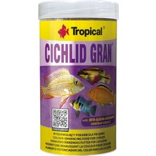 Tropical Cichlid Gran Granül Çiklit Balığı Yemi 55 gr