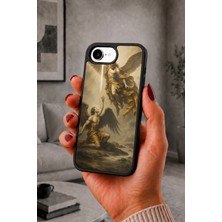 BG AKSESUAR iPhone 17E Uyumlu Başmelek Desenli Kamera Korumalı Darbelere Dayanıklı Kılıf