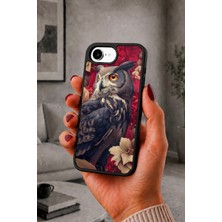 BG AKSESUAR iPhone 17E Uyumlu Baykuş Desenli Kamera Korumalı Darbelere Dayanıklı Kılıf