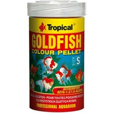 Tropical Goldfish Colour Pellet Size S Pelet Japon Balığı Yemi 110 gr