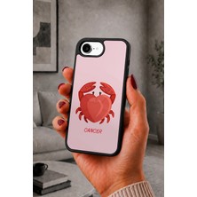 BG AKSESUAR iPhone 17E Uyumlu Yengeçburcu Desenli Kamera Korumalı Darbelere Dayanıklı Kılıf