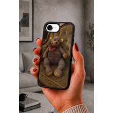BG AKSESUAR iPhone 17E Uyumlu Ayıcık Desenli Kamera Korumalı Darbelere Dayanıklı Kılıf