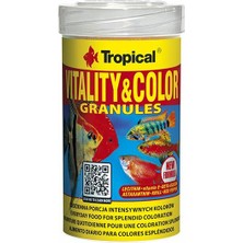 Tropical Vitality&color Granules Renk Arttırıcı Granül Balık Yemi 55 gr