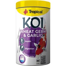Tropical Koi Wheat Germ&garlic Pellet Size M Koi Balığı Yemi 320 gr