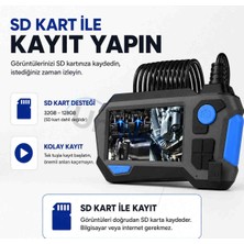 10 Metre 360° Döner Monitörlü Yılan Kamera