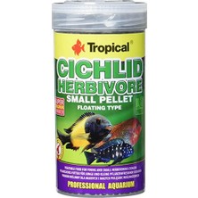 Tropical Cichlid Herbivore Small Pellet Çikilet Balık Yemi 90 gr