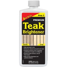 Star Brite Starbrite® - Premium Tik Parlatıcı - 2. Adım (473 Ml): Yorgun Ahşaplarınıza Doğal Sıcaklığını ve Büyüleyici Damarlarını Geri Verin!
